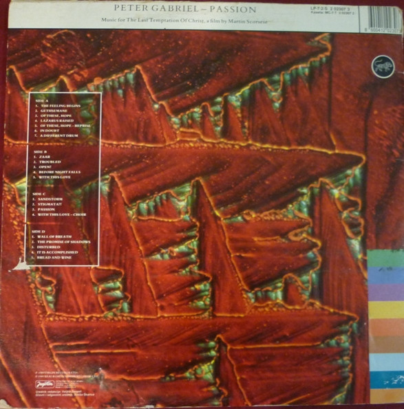Peter Gabriel - Passion (2xLP, Album)
