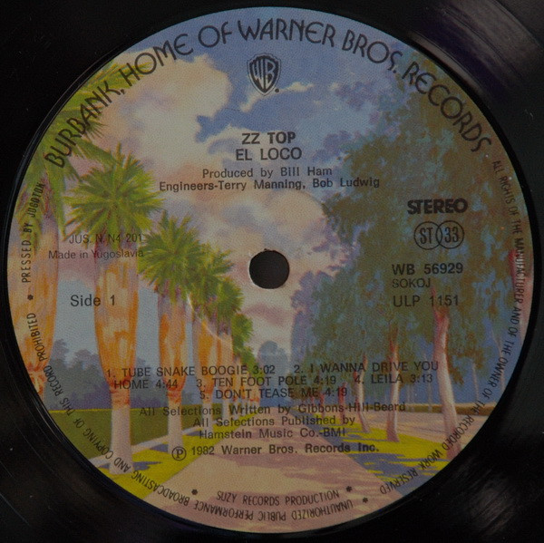 ZZ Top - El Loco (LP, Album)