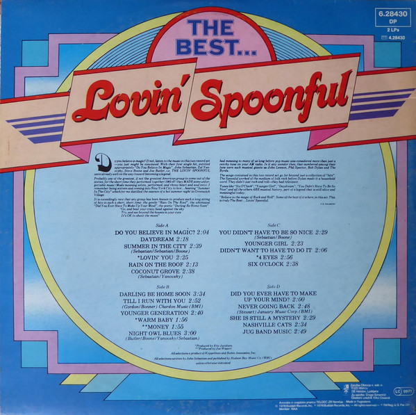 The Lovin' Spoonful - The Best... Lovin' Spoonful (2xLP, Comp)