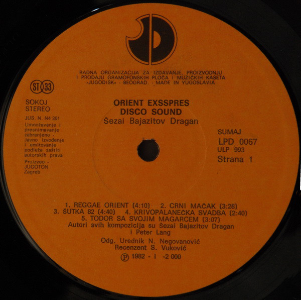 Šezai Bajazitov Dragan - Orient Express Disco Sound (LP, Album)