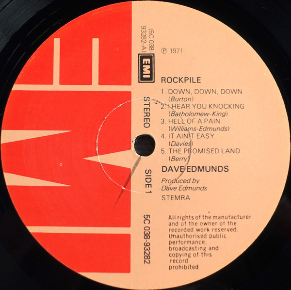 Dave Edmunds - Rockpile (LP, Album, RE)