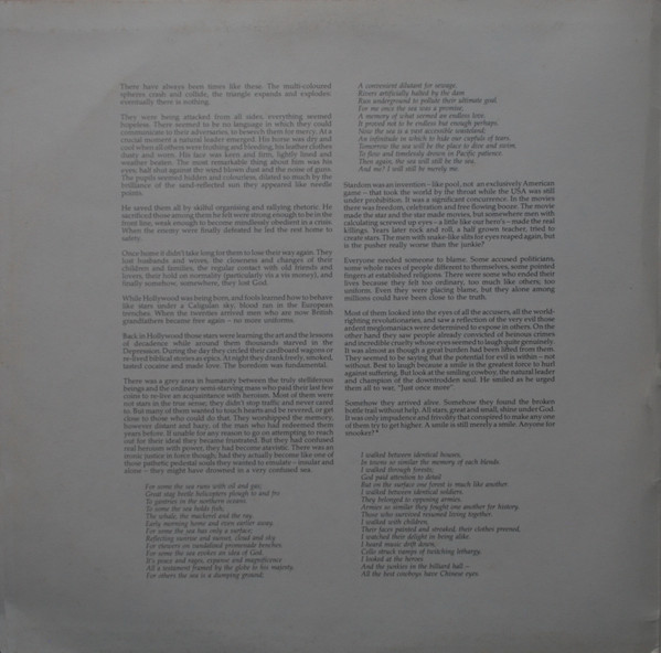 Pete Townshend - All The Best Cowboys Have Chinese Eyes (LP, Album)