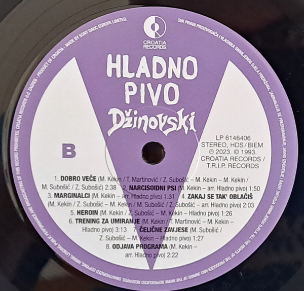 Hladno Pivo - Džinovski (LP, Album, RE, RM)