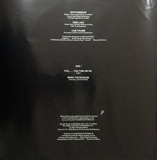 Emerson, Lake & Palmer - Brain Salad Surgery (LP, Album, Gat)