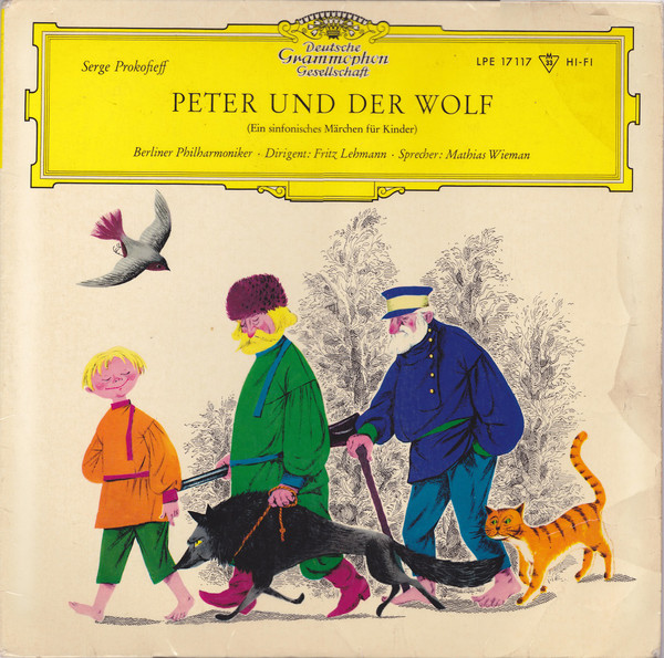 Serge Prokofieff*, Berliner Philharmoniker · Fritz Lehmann · Mathias Wieman - Peter Und Der Wolf (Ein Sinfonisches Märchen Für Kinder) (10