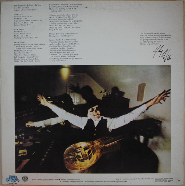 Johnny Winter - Nothin' But The Blues (LP, Album)