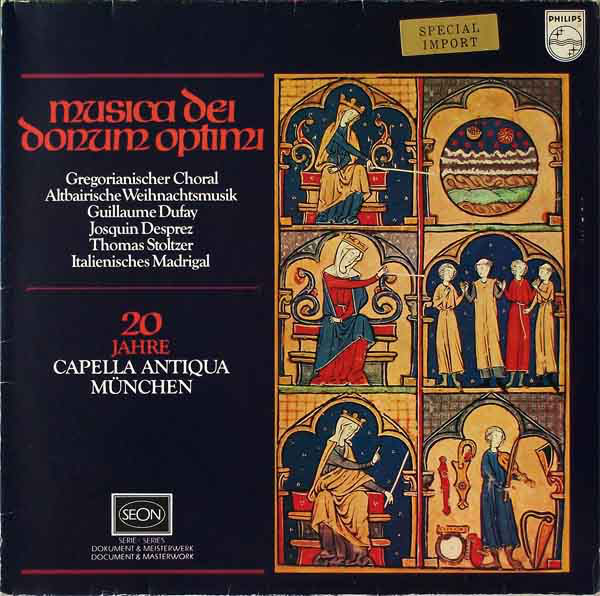 Capella Antiqua München - Musica Dei Donum Optimi (LP, Comp)