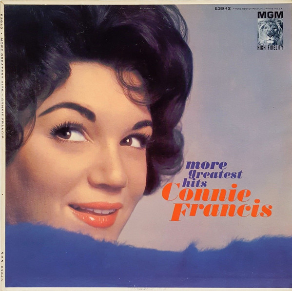 Connie Francis - More Greatest Hits (LP, Comp, Mono, MGM)