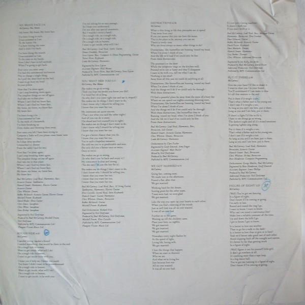 Paul McCartney - Flowers In The Dirt (LP, Album)