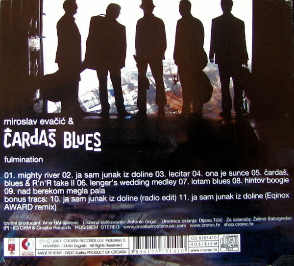 Miroslav Evačić & Čardaš Blues Band - Fulmination (CD, Album)