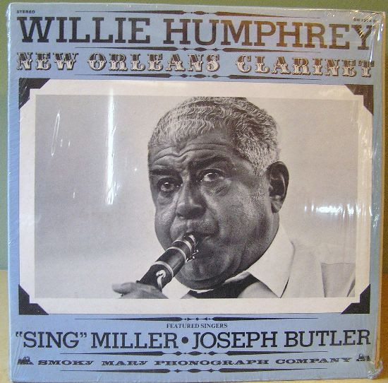 Willie Humphrey - New Orleans Clarinet (LP)