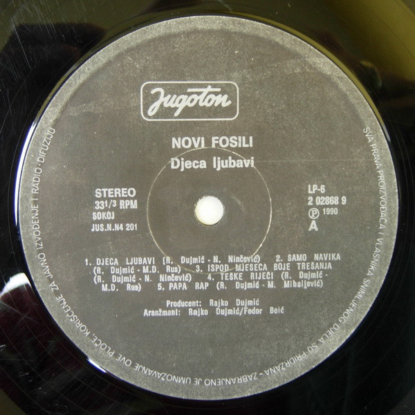 Novi Fosili - Djeca Ljubavi (LP, Album)