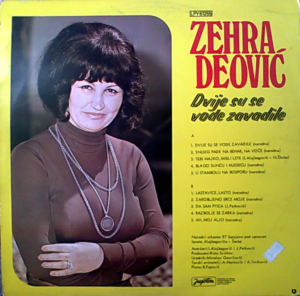 Zehra Deović - Dvije Su Se Vode Zavadile (LP, Album, RP)