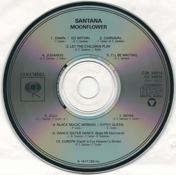 Santana - Moonflower (2xCD, Album, RE)