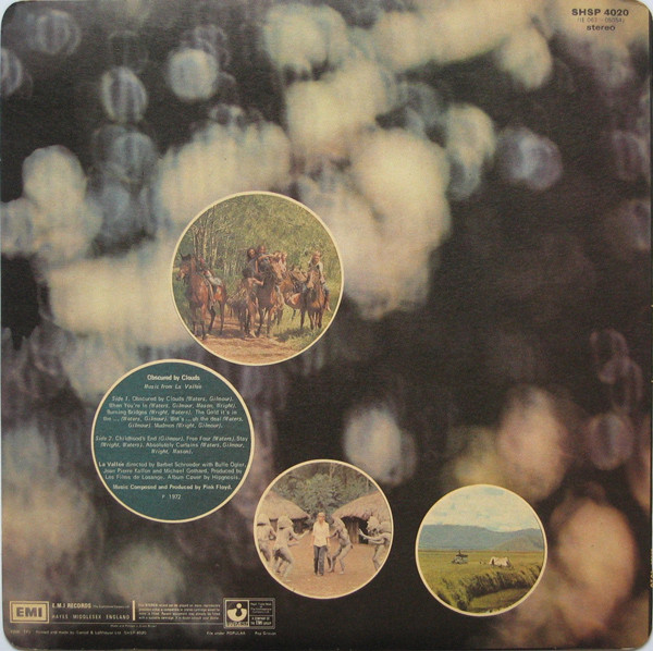 Pink Floyd - Obscured By Clouds (LP, Album, Fir)