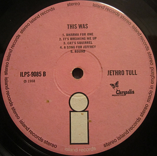 Jethro Tull - This Was (LP, Album, RP)