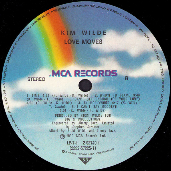 Kim Wilde - Love Moves (LP, Album)