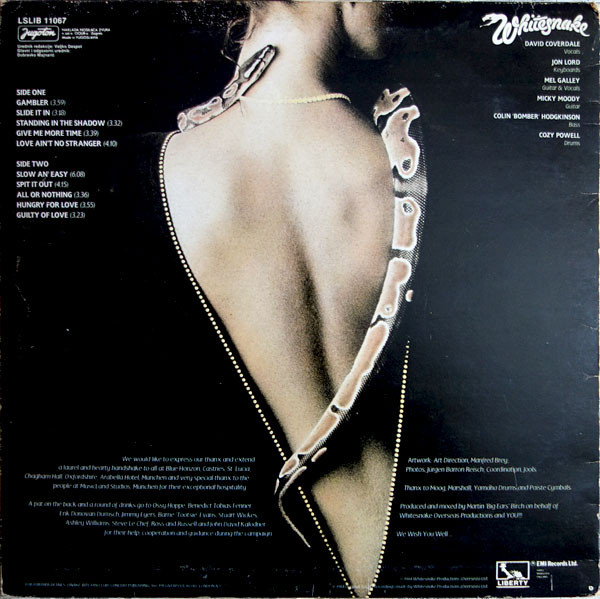 Whitesnake - Slide It In (LP, Album)