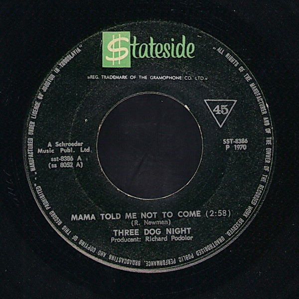 Three Dog Night - Mama Told Me Not To Come (7