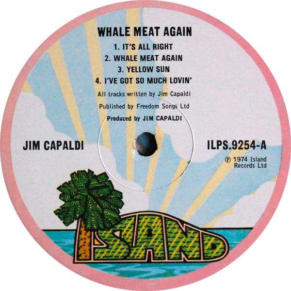 Jim Capaldi - Whale Meat Again (LP, Album)