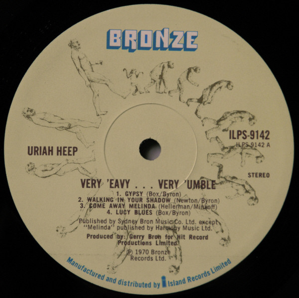Uriah Heep - ...Very 'Eavy ... Very 'Umble (LP, Album, RE)