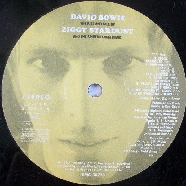 David Bowie - The Rise And Fall Of Ziggy Stardust And The Spiders From Mars (LP, Album, RE, RM)