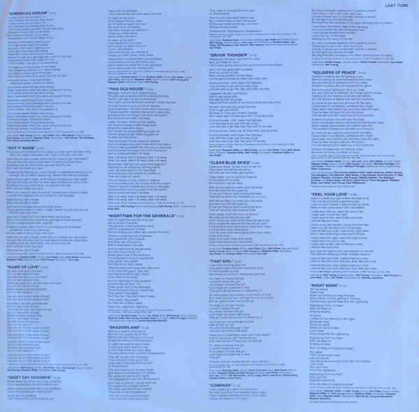 Crosby, Stills, Nash & Young - American Dream (LP, Album)