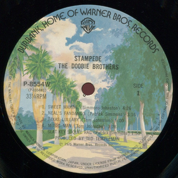 The Doobie Brothers - Stampede (LP, Album, Gat)