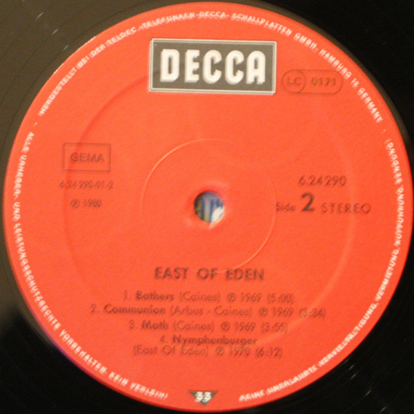 East Of Eden (2) - East Of Eden (LP, Comp)