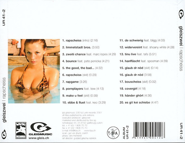 Gleiszwei - Rapscheiss (CD, Album)