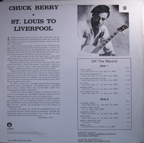 Chuck Berry - St. Louis To Liverpool (LP, Album, RE)
