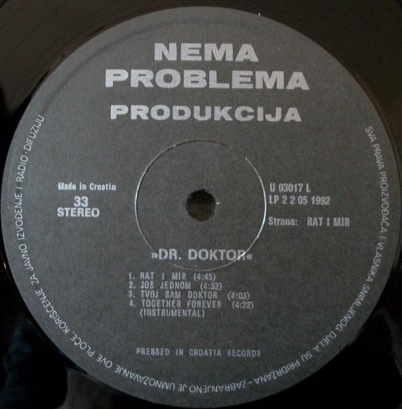 Dr. Doktor - Rat I Mir / War And Peace (LP, Album)