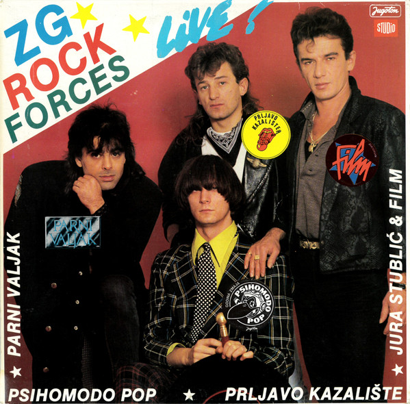 Psihomodo Pop, Jura Stublić & Film*, Prljavo Kazalište, Parni Valjak - ZG Rock Forces Live! (2xLP, Comp)