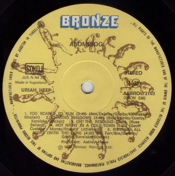 Uriah Heep - Abominog (LP, Album)