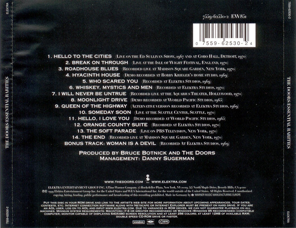 The Doors - Essential Rarities (CD, Comp, RM)