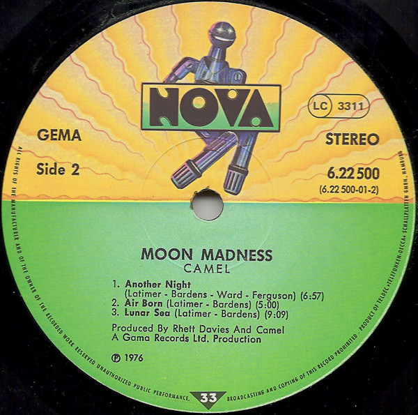Camel - Moonmadness (LP, Album, RP)