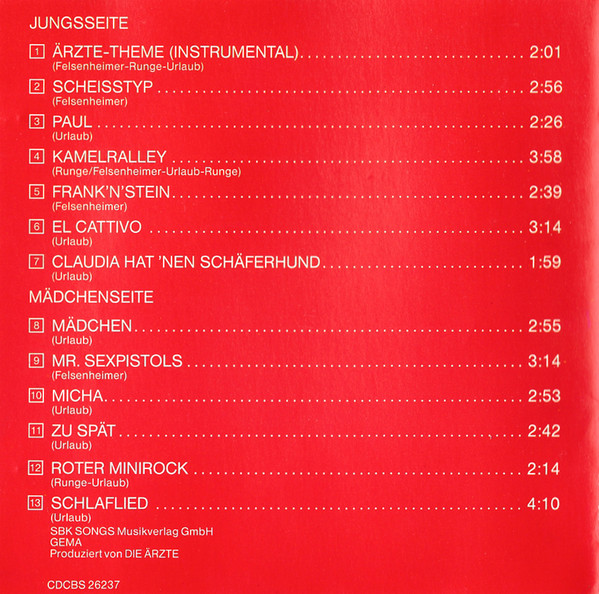 Die + Ärzte* - Debil (CD, Album)