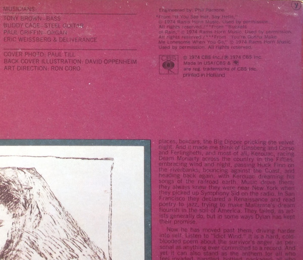 Bob Dylan - Blood On The Tracks (LP, Album)