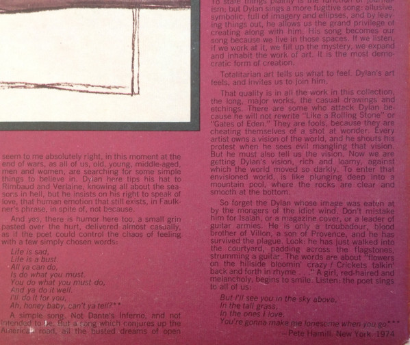 Bob Dylan - Blood On The Tracks (LP, Album)