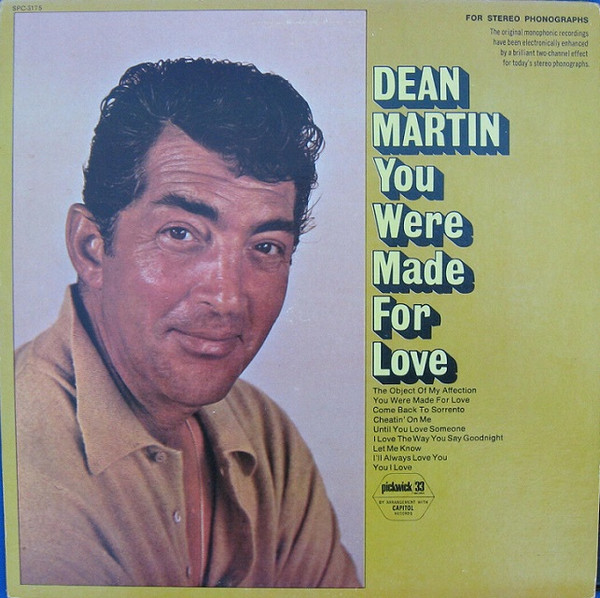 Dean Martin - You Were Made For Love (LP, Comp)