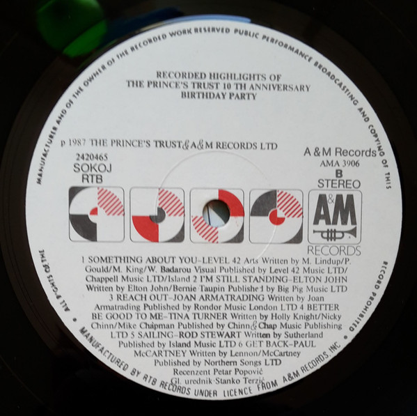 Various - Recorded Highlights Of The Prince's Trust 10th Anniversary Birthday Party (LP)