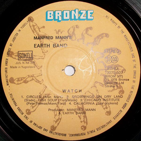 Manfred Mann's Earth Band - Watch (LP, Album)