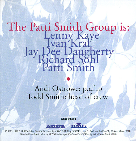 Patti Smith Group - Wave (CD, Album, RE, RM)