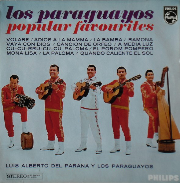 Luis Alberto del Parana y Los Paraguayos - Los Paraguayos - Popular Favourites (LP, Comp)