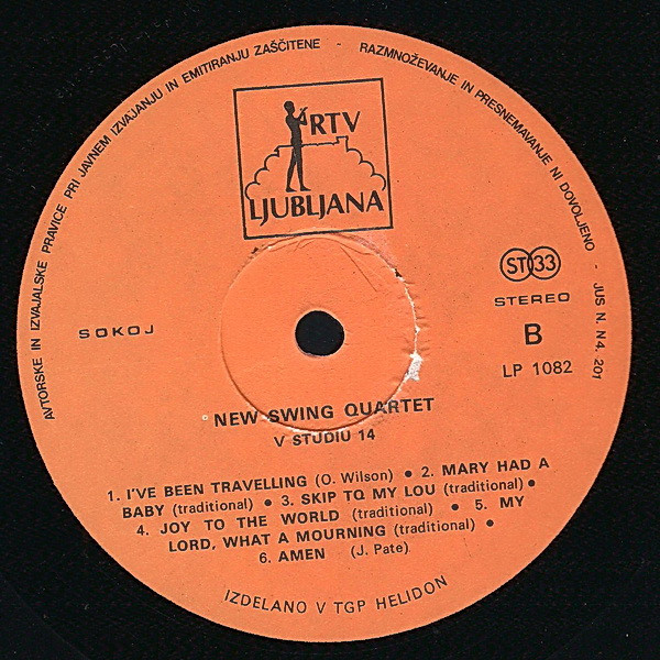 New Swing Quartet - V Studiu 14 (LP, Album)