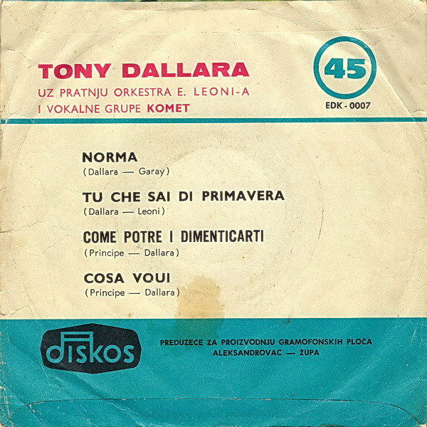 Tony Dallara - Norma (7