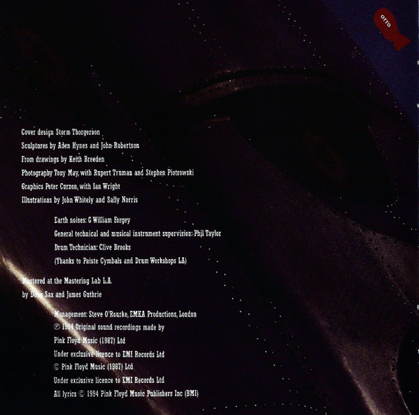 Pink Floyd - The Division Bell (CD, Album, Emb)