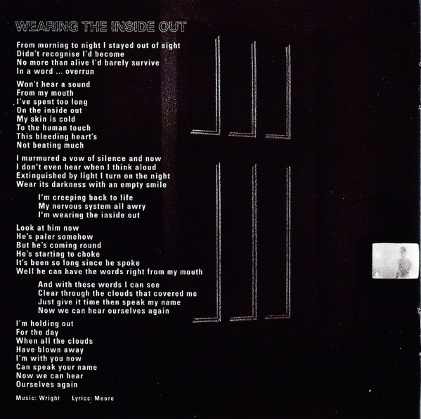 Pink Floyd - The Division Bell (CD, Album, Emb)