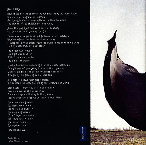 Pink Floyd - The Division Bell (CD, Album, Emb)