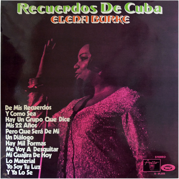 Elena Burke - Recuerdos De Cuba (LP, Album)